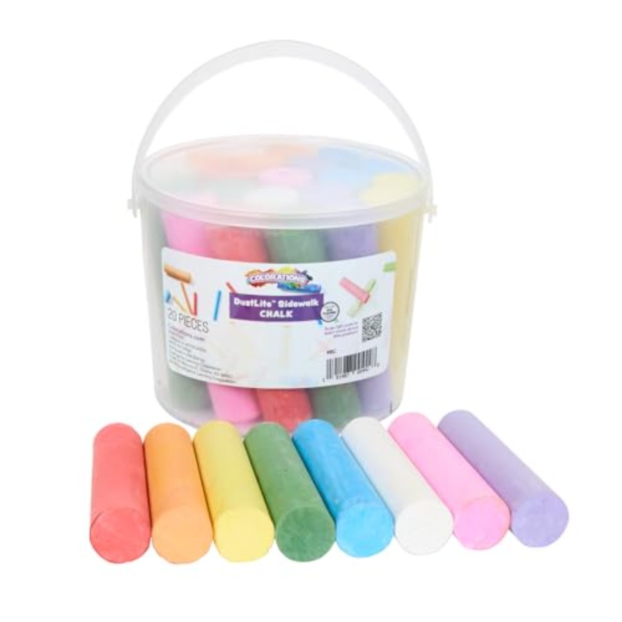 Chalk Outdoor Jumbo - Jumbo Washable Sidewalk Chalk Set -