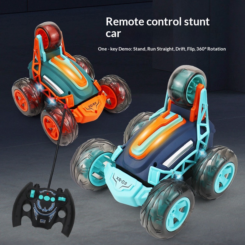 Kids Outdoor Dump Truck - 5 Wheel RC Stunt Dump Truck