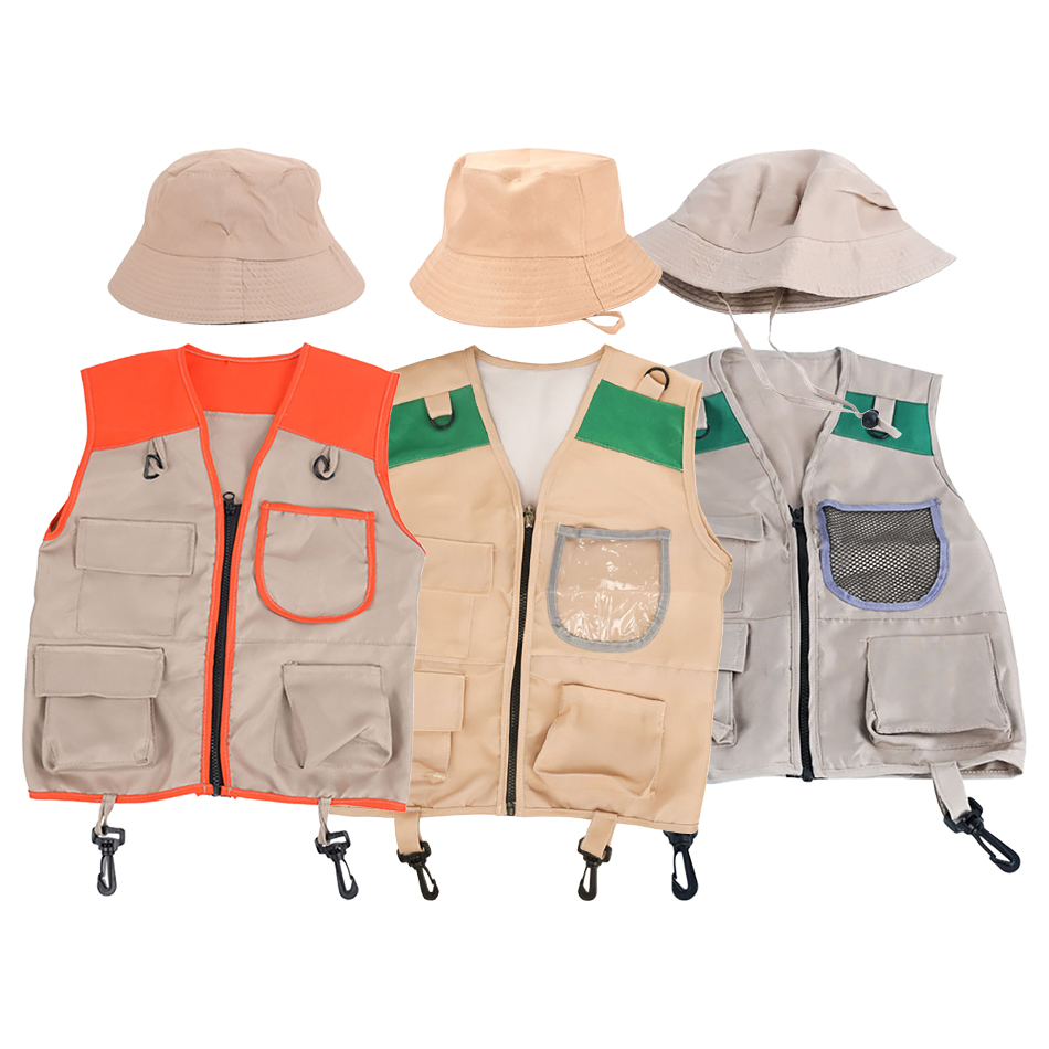 Kids Outdoor Vest - 2 Pcs Summer Children's Top Sets