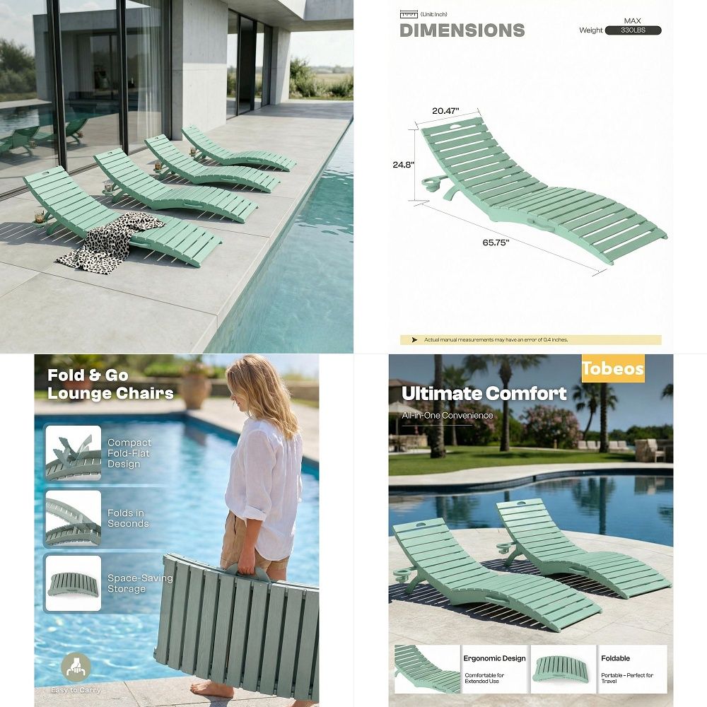 Kids Outdoor Lawn Chair - Kids Adirondack Chair Set of 4,