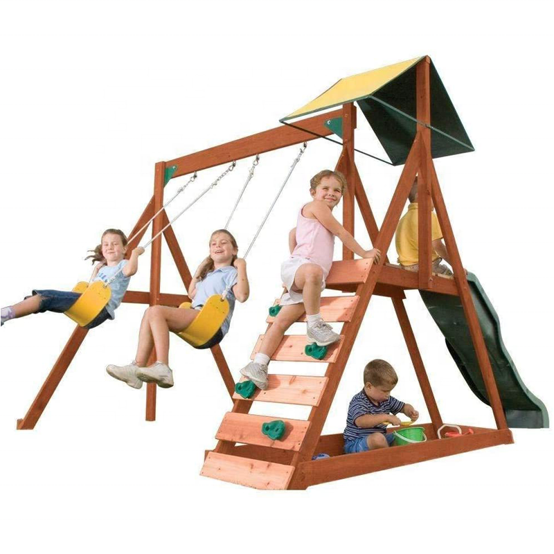Kids And Children Outdoor Wood - Kids Outdoor Swing And Slide 리뷰 및 가격
