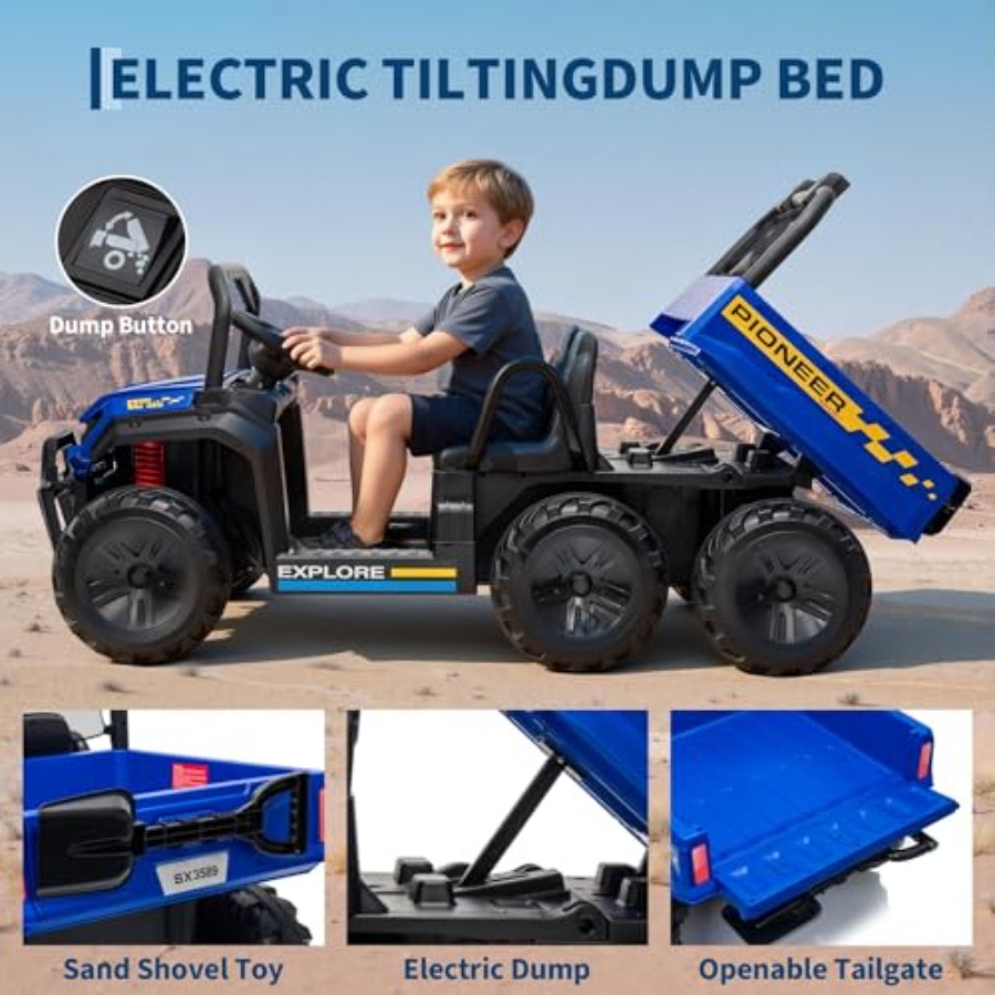 Outdoor 24V electric ride-on d - Kids Outdoor Dump Truck 리뷰 및 가격