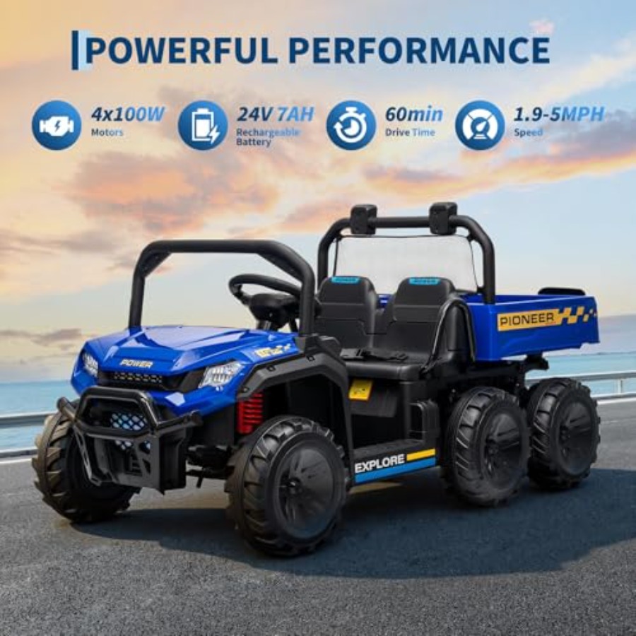 Outdoor 24V electric ride-on d - Kids Outdoor Dump Truck 리뷰 및 가격