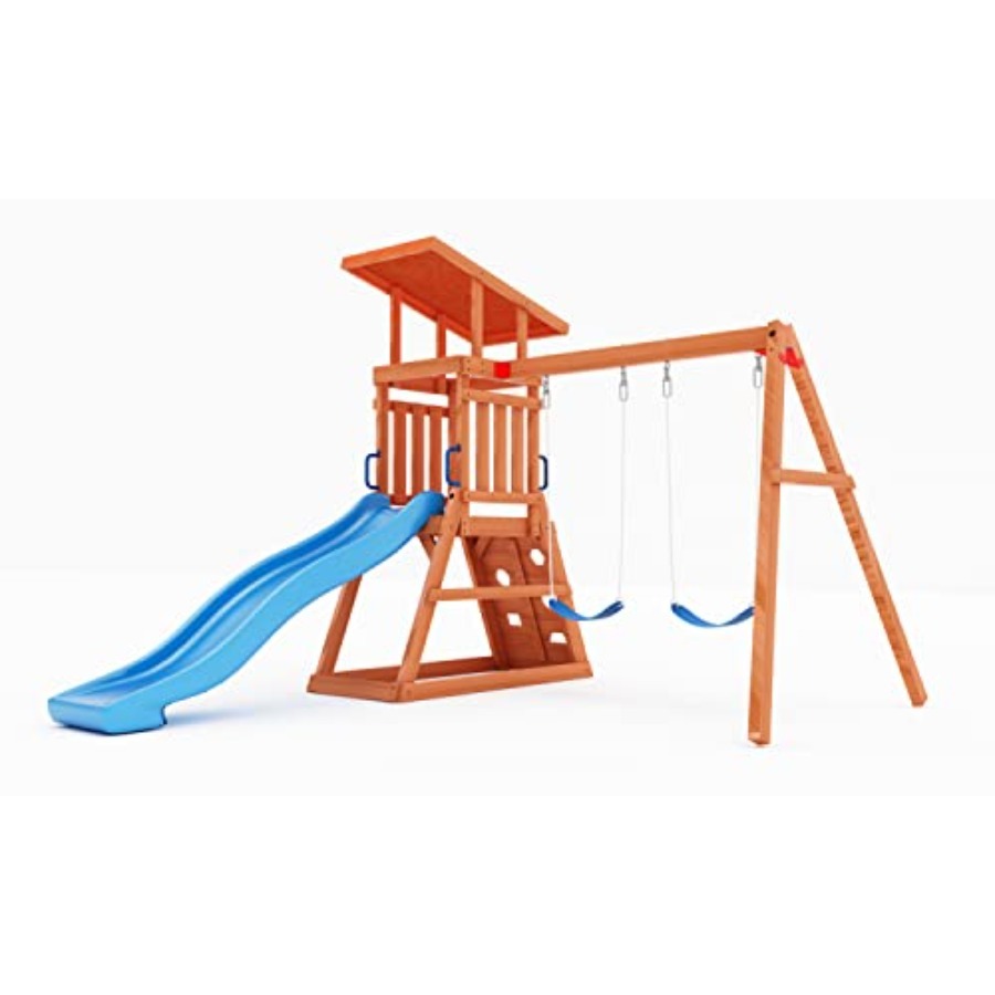Playground Wooden Swing Sets f - Kids Outdoor Swing And Slide 리뷰 및 가격