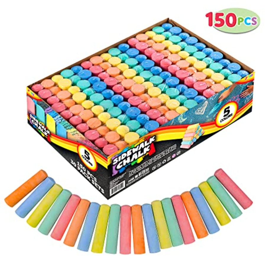 150 Pcs Sidewalk Chalk Set in  - Chalk Outdoor Jumbo 리뷰 및 가격