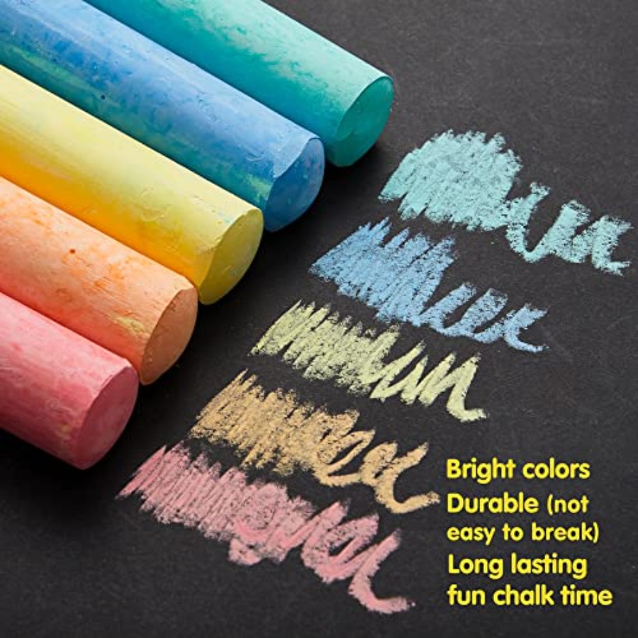 150 Pcs Sidewalk Chalk Set in  - Chalk Outdoor Jumbo 리뷰 및 가격