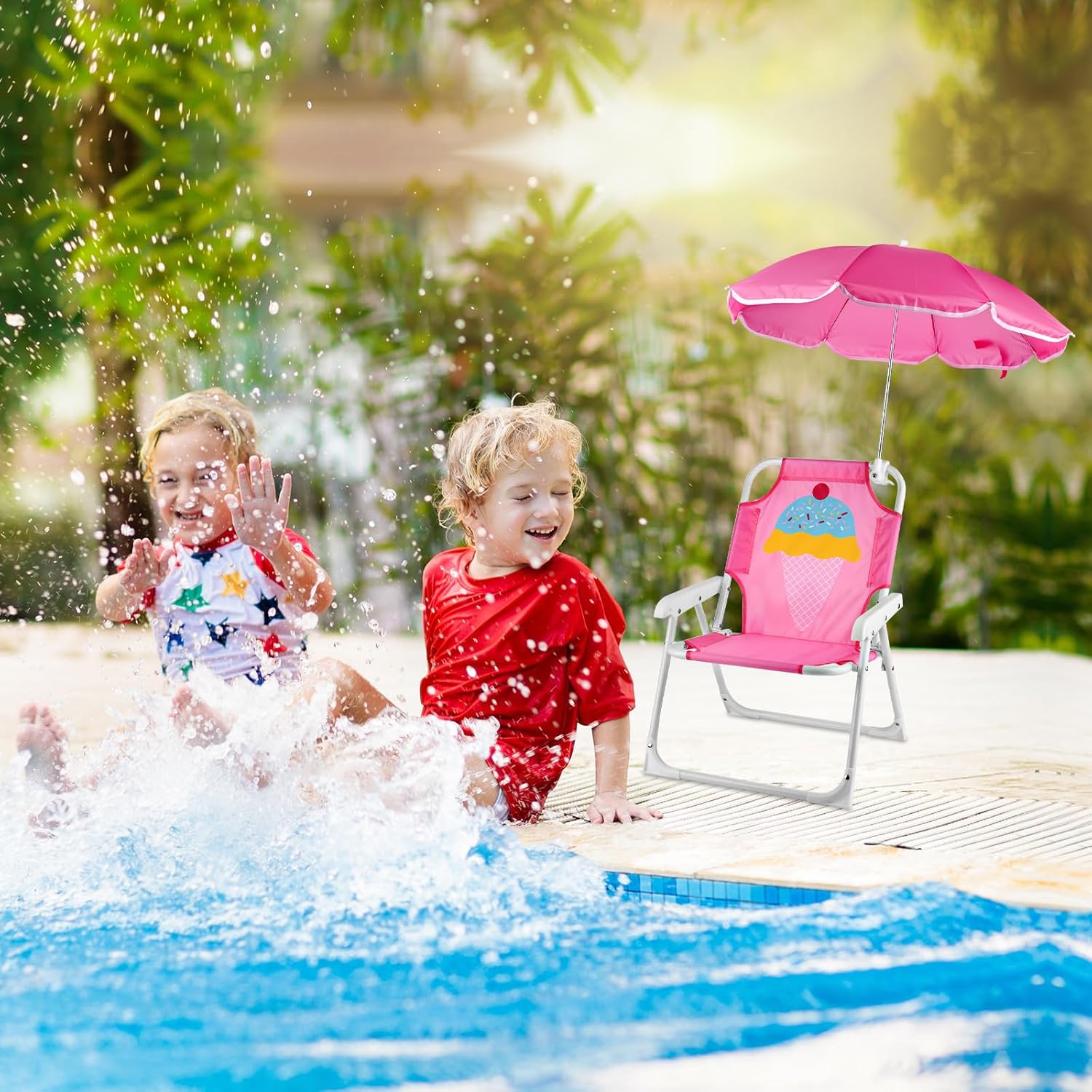 1 Set Folding Beach Chair with - Kids Outdoor Lawn Chair 리뷰 및 가격