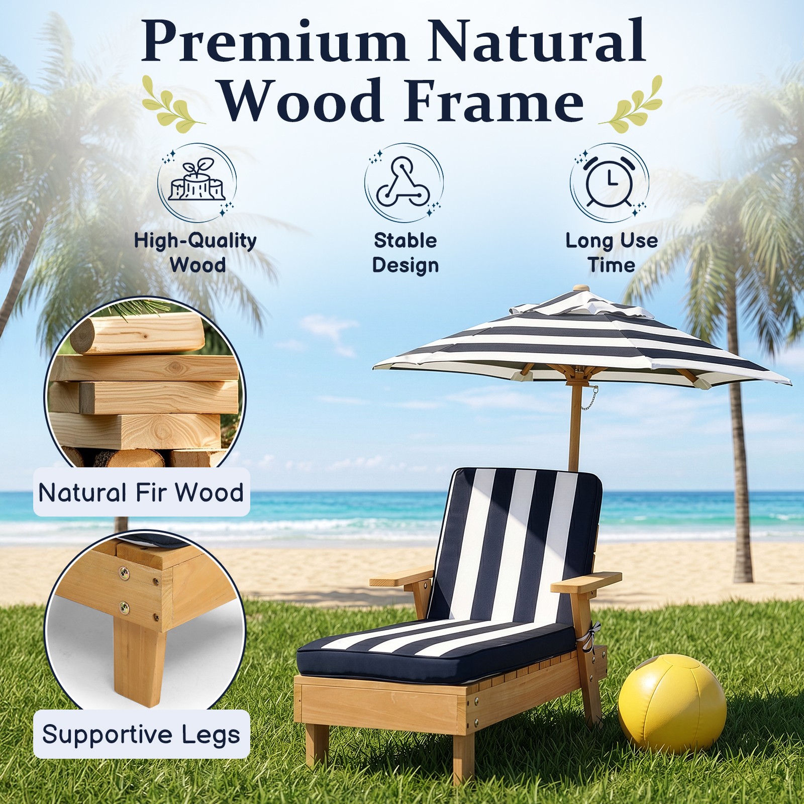 Kids Chaise Lounge Patio Loung - Kids Outdoor Lounger Chair 리뷰 및 가격