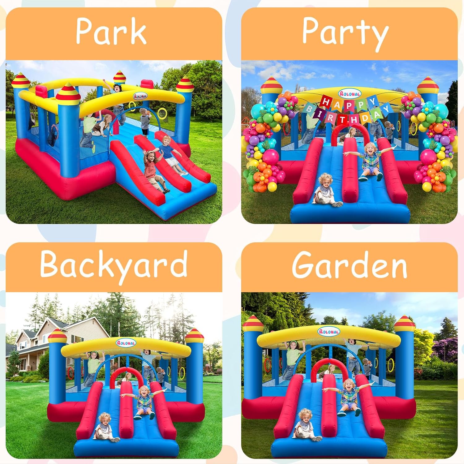 18.7x13 Ft Inflatable Bouncy C - Kids Outdoor Ball 리뷰 및 가격