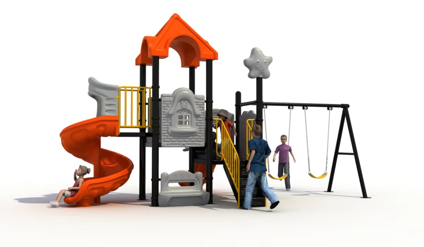 Outdoor Steel Plastic Swing Se - Kids Outdoor Swing And Slide 리뷰 및 가격