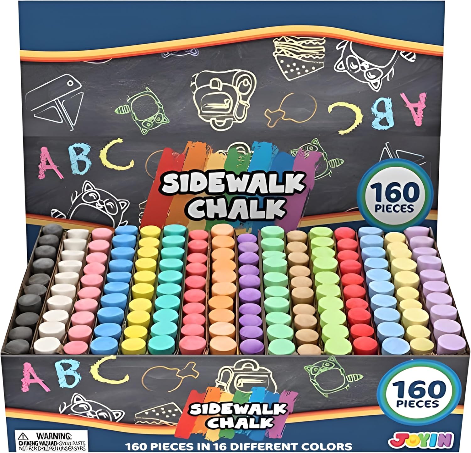 160 PCS Sidewalk Chalks Set No - Chalk Outdoor Jumbo 리뷰 및 가격