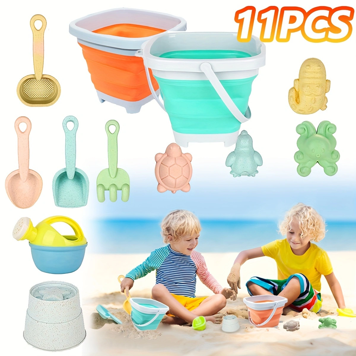 11Pcs Beach Toys Set Gift Pack - Kids Outdoor Sandbox 리뷰 및 가격
