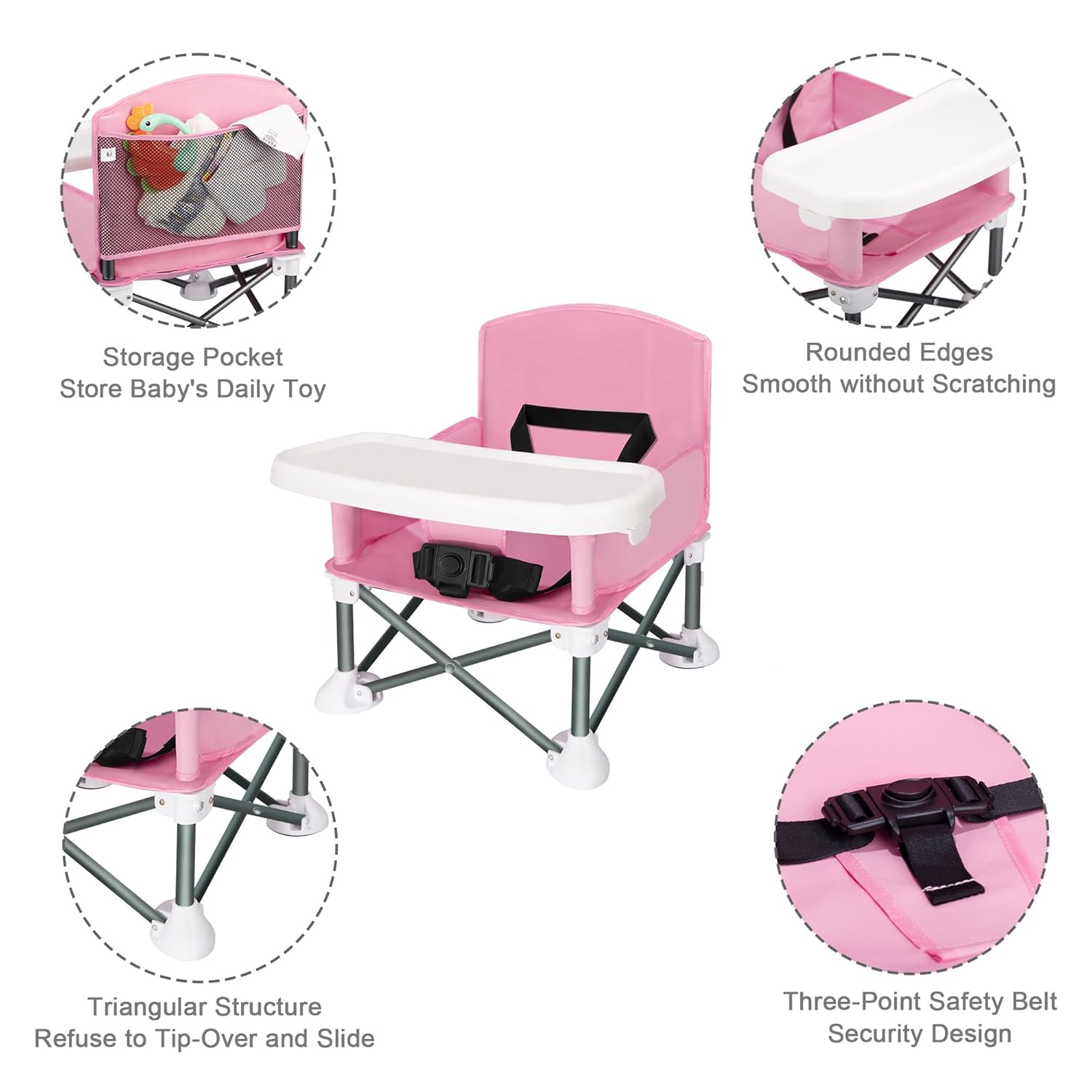 Portable Baby Seat Travel Comp - Kids Outdoor Lawn Chair 리뷰 및 가격