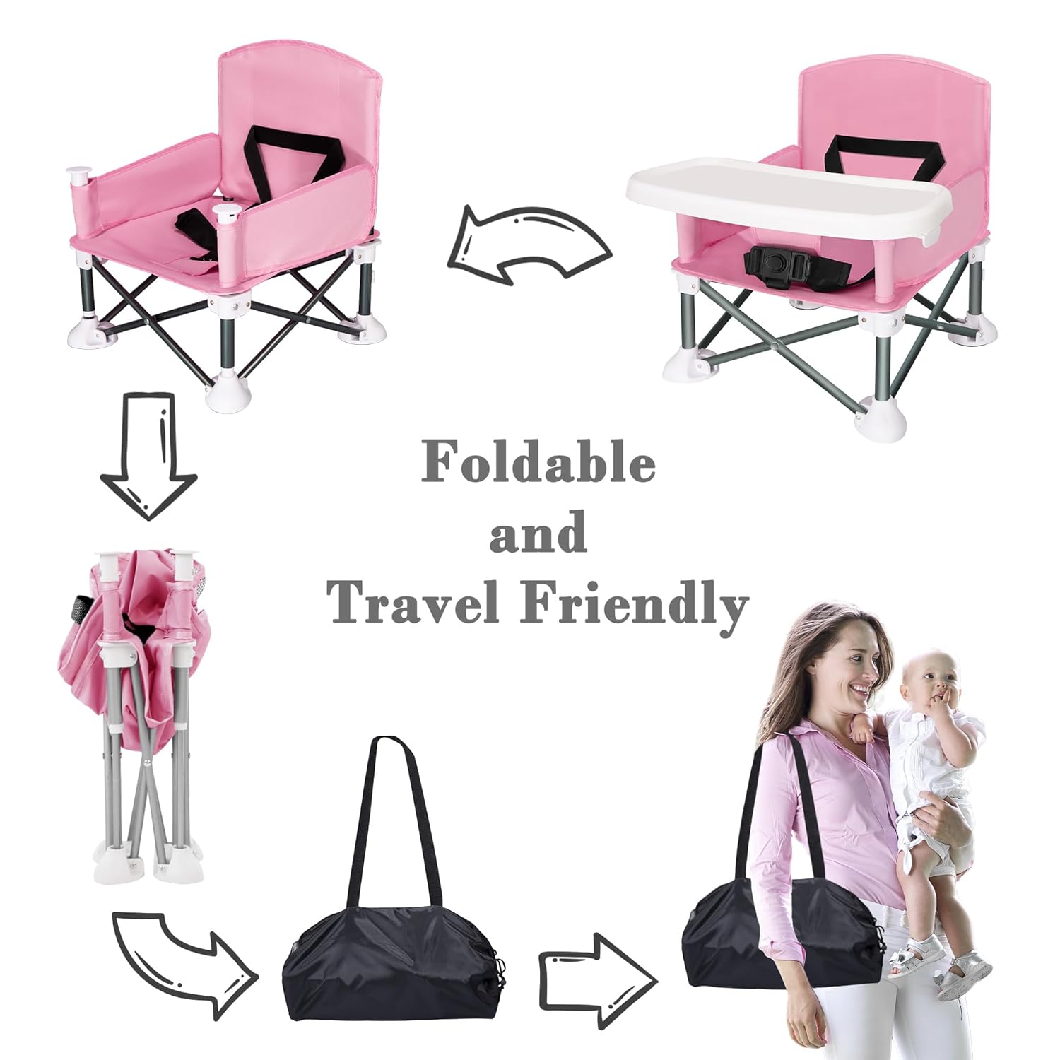 Portable Baby Seat Travel Comp - Kids Outdoor Lawn Chair 리뷰 및 가격