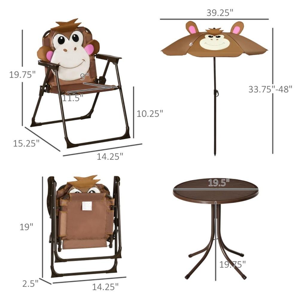 Cute Monkey Kids Patio Table C - Kids Outdoor Lawn Chair 리뷰 및 가격