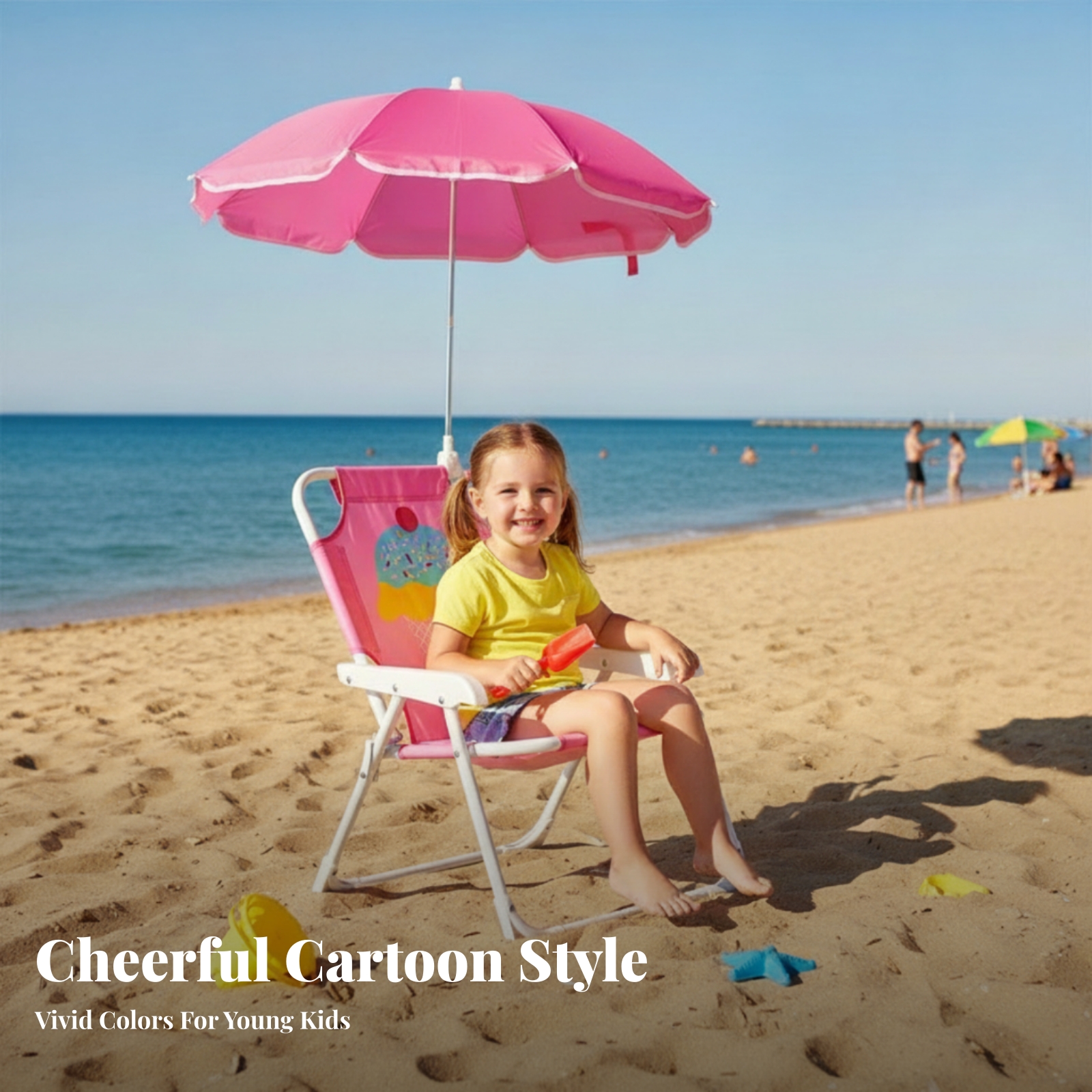 Kids Beach Chair with Umbrella - Kids Outdoor Folding Chair 리뷰 및 가격
