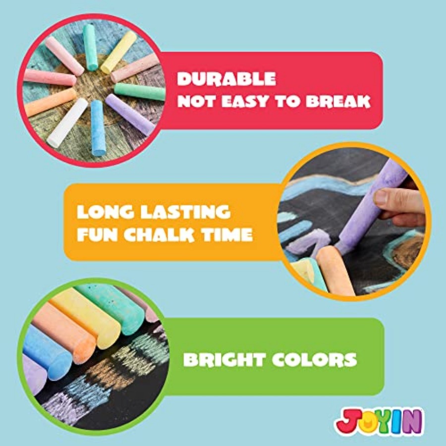 PCS Washable Sidewalk Chalks S - Chalk Outdoor Jumbo 리뷰 및 가격