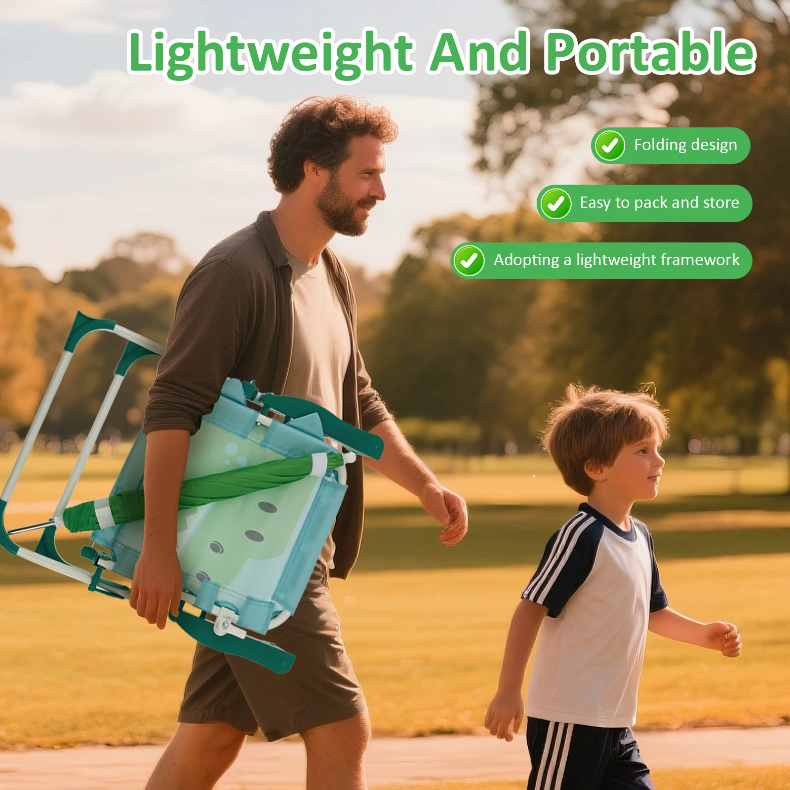 Kids Folding Beach Chair With  - Kids Outdoor Lounger Chair 리뷰 및 가격