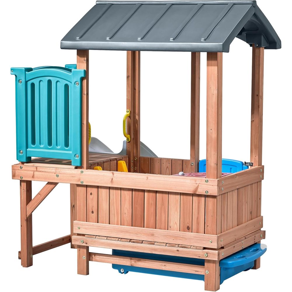 Step2 Woodland Adventure Playh - Kids Outdoor Swing And Slide 리뷰 및 가격