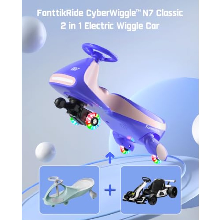 N7 Classic Electric Wiggle Car - Ride On Toy Car 리뷰 및 가격