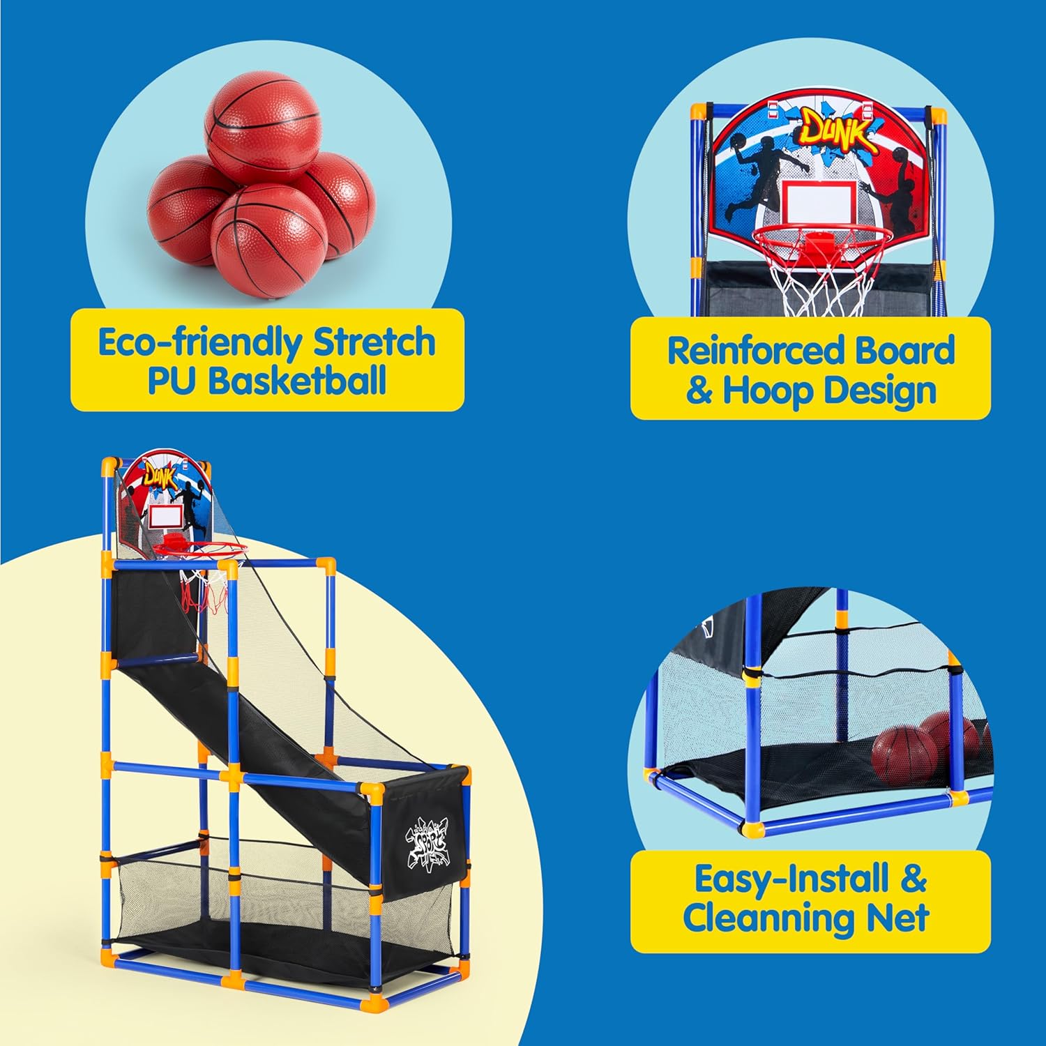 Arcade Basketball Game Set wit - Kids Outdoor Ball 리뷰 및 가격