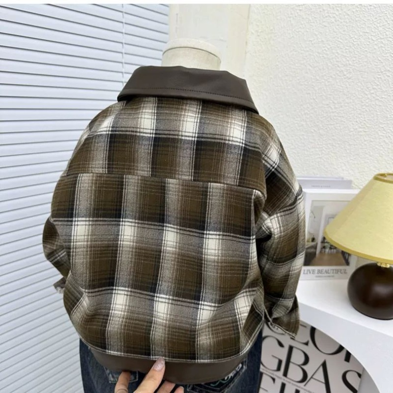 Children's Plaid Jacket Boys S - Kids Outdoor Jacket 리뷰 및 가격
