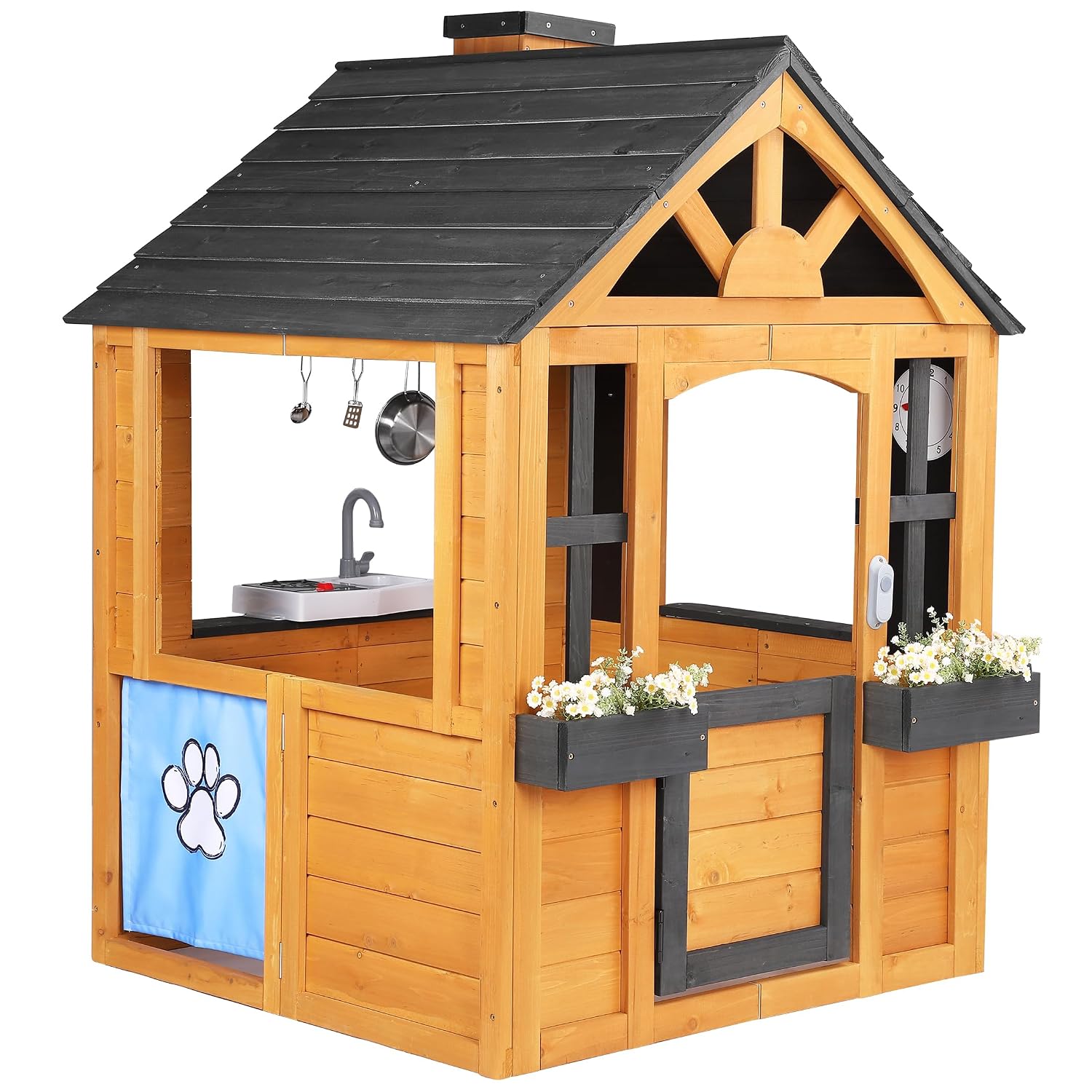 Cedar Wood Outdoor Kids Playho - Outdoor Kid Friendly 리뷰 및 가격