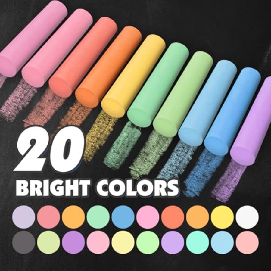 180PCS Sidewalk Chalks Set in  - Chalk Outdoor Jumbo 리뷰 및 가격