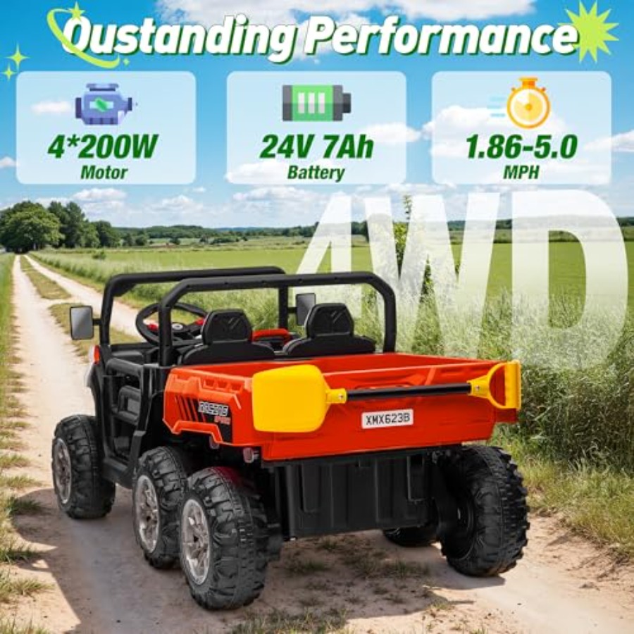Outdoor electric UTV ride-on d - Kids Outdoor Dump Truck 리뷰 및 가격