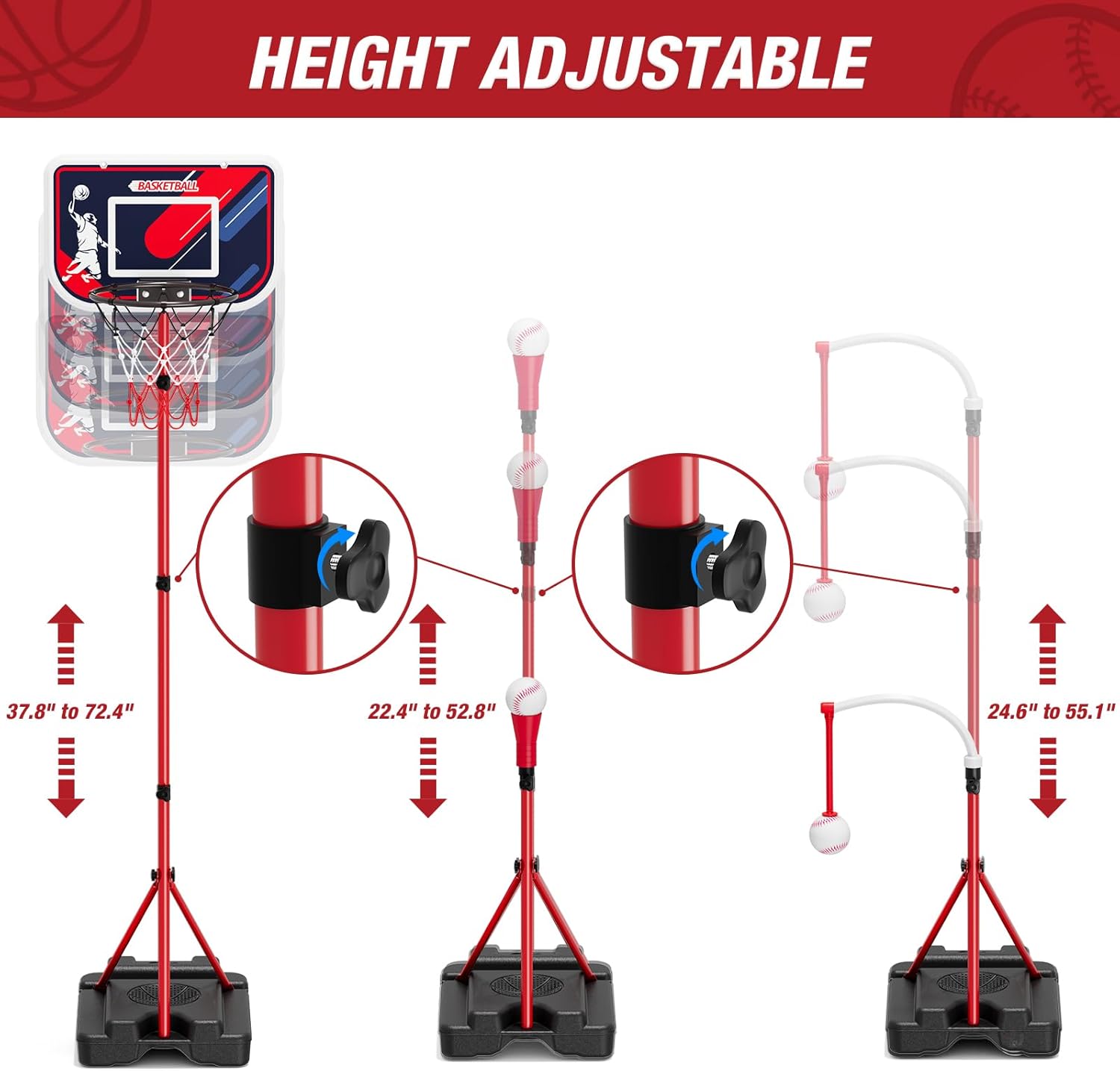 4-in-1 Kids Basketball Hoop &  - Kids Outdoor Ball 리뷰 및 가격