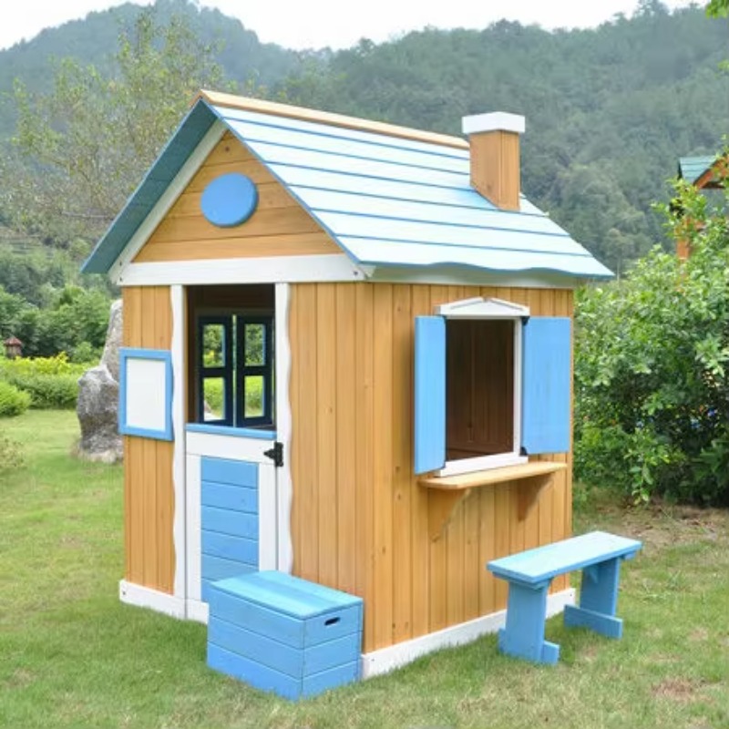 Children Wood Playhouses Kids  - Kids Outdoor Sandbox 리뷰 및 가격