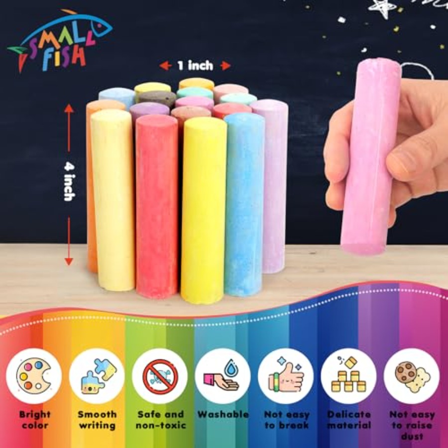 200PCS Washable Sidewalk Chalk - Chalk Outdoor Jumbo 리뷰 및 가격