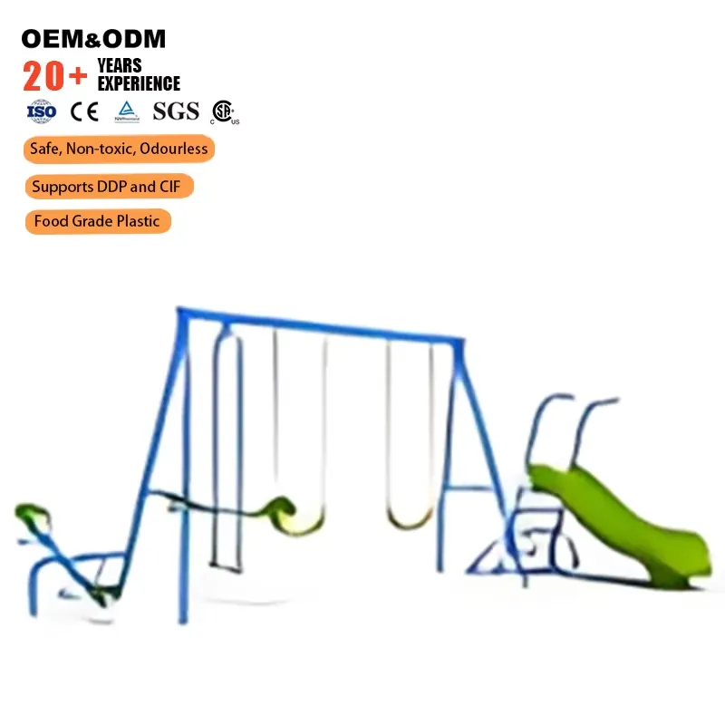 Outdoor Metal Swing Frame with - Kids Outdoor Swing And Slide 리뷰 및 가격