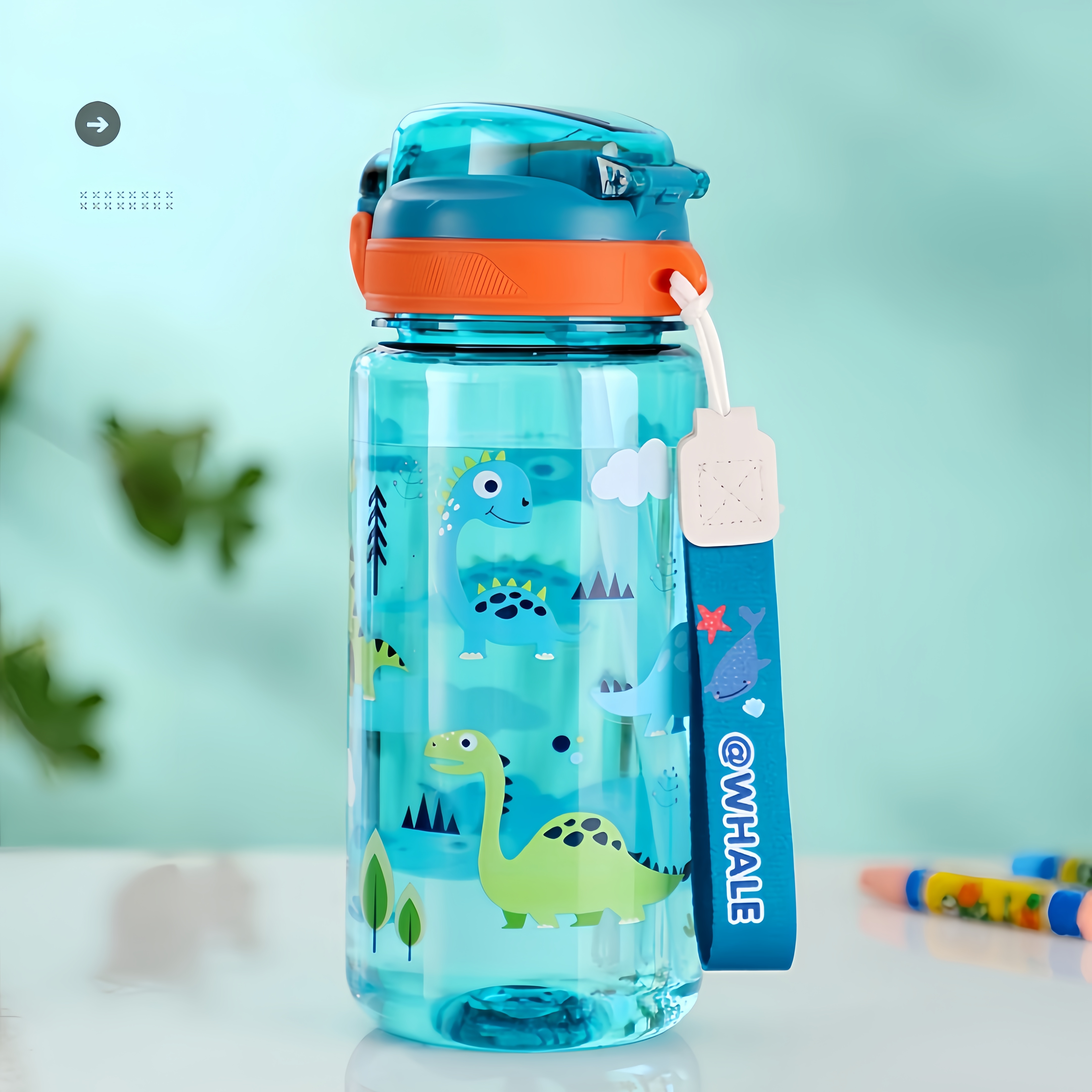 Water Bottle Plastic Handheld  - Outdoor Kid Friendly 리뷰 및 가격