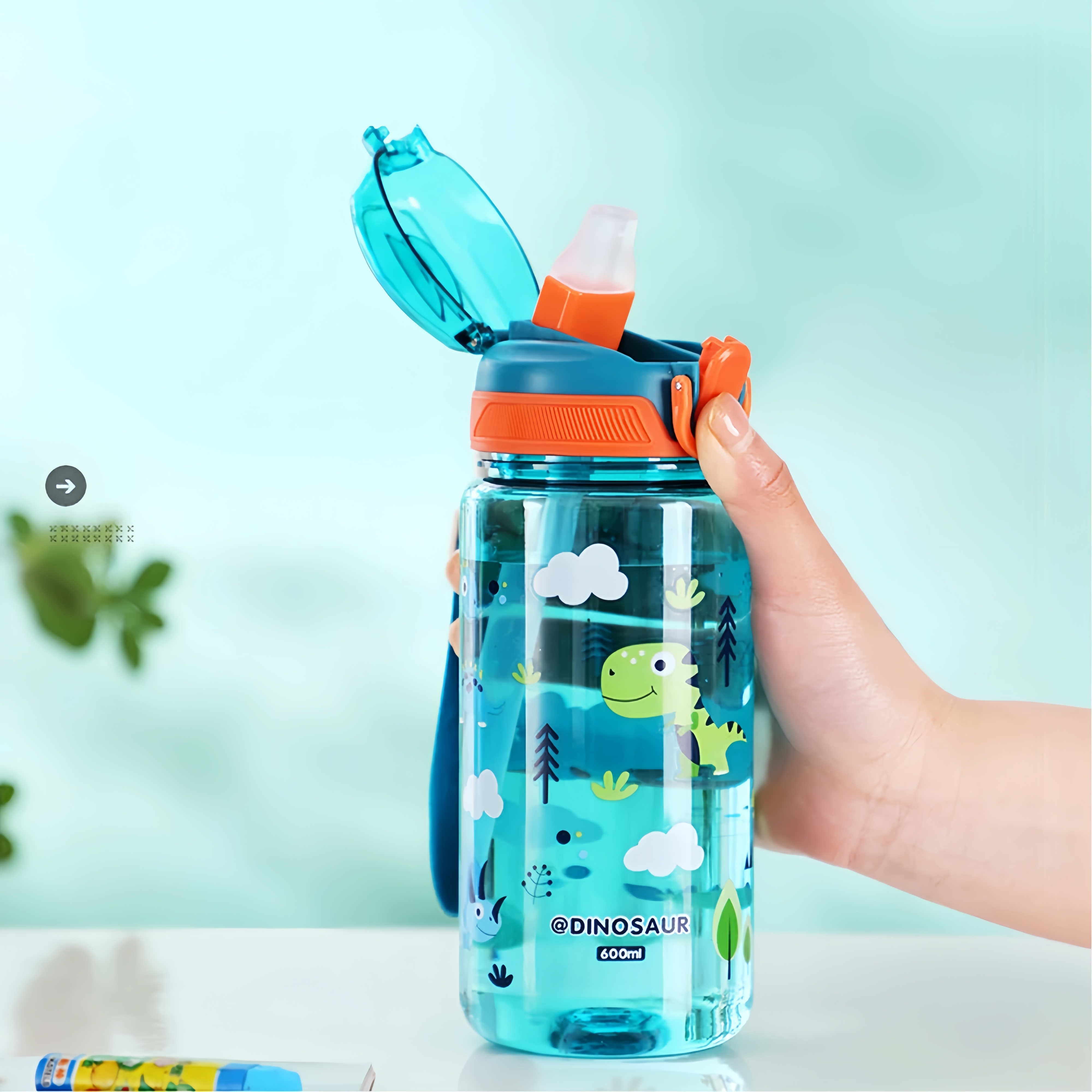 Water Bottle Plastic Handheld  - Outdoor Kid Friendly 리뷰 및 가격