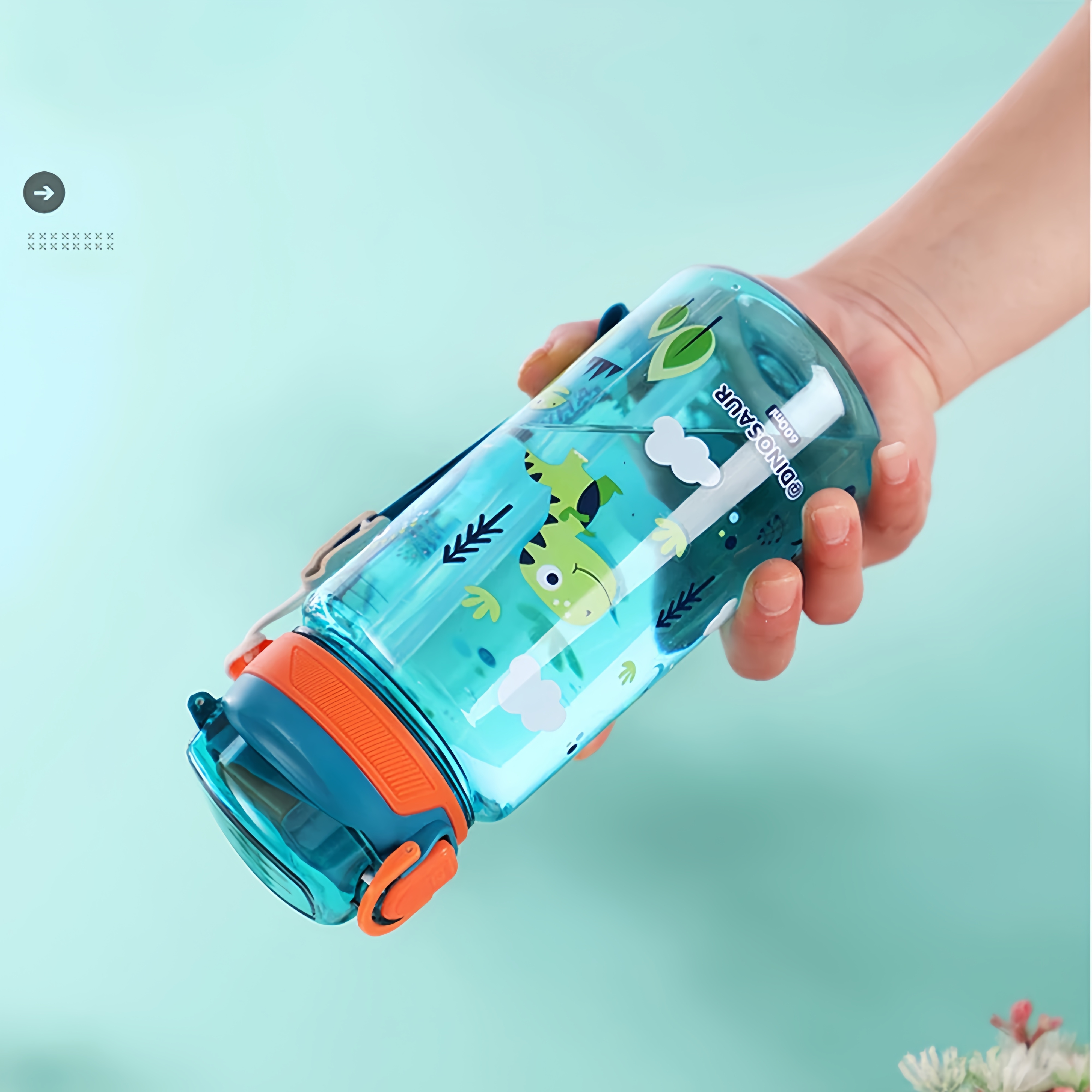 Water Bottle Plastic Handheld  - Outdoor Kid Friendly 리뷰 및 가격