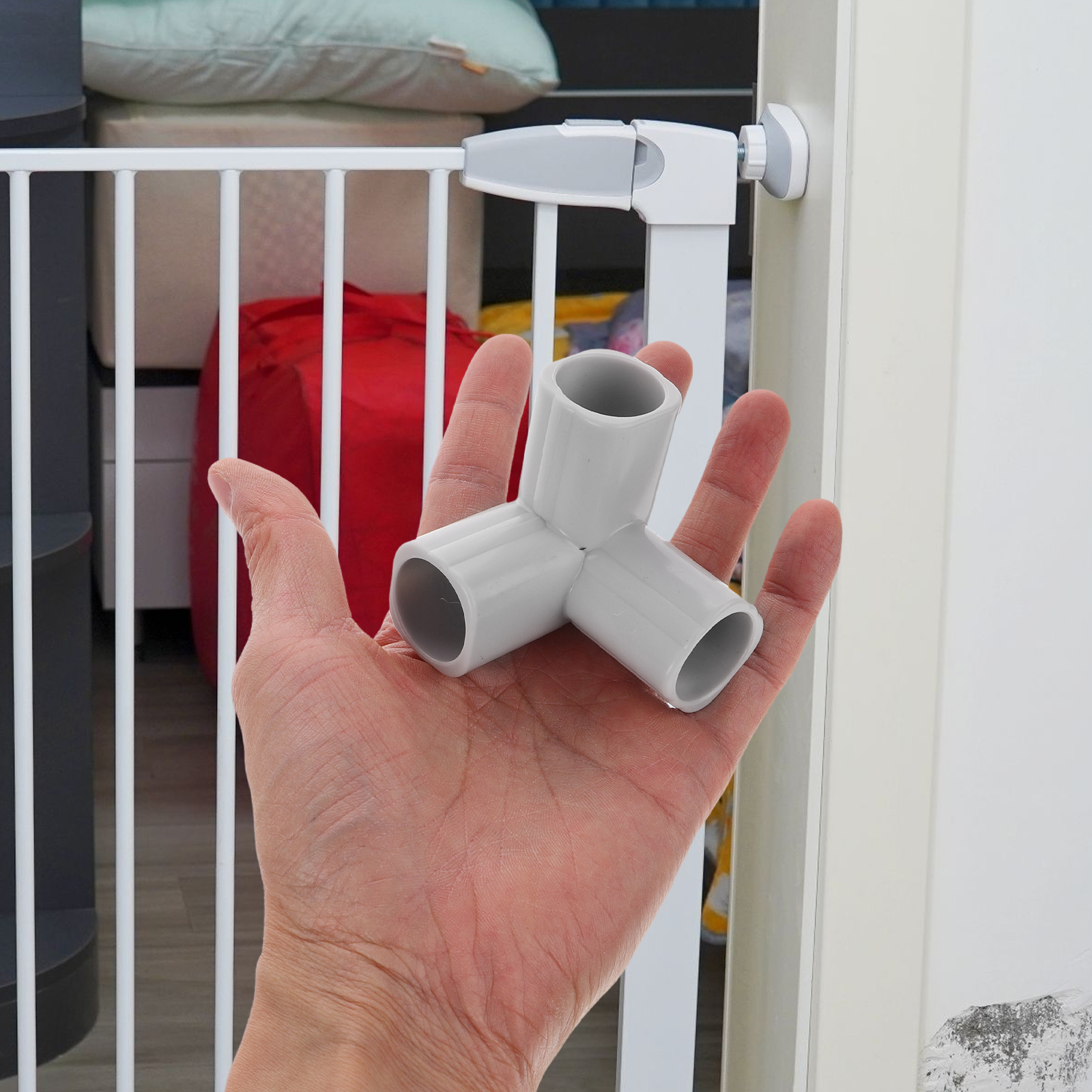 4pcs T-Shaped Steel Pipe Conne - Kids Outdoor Fence 리뷰 및 가격