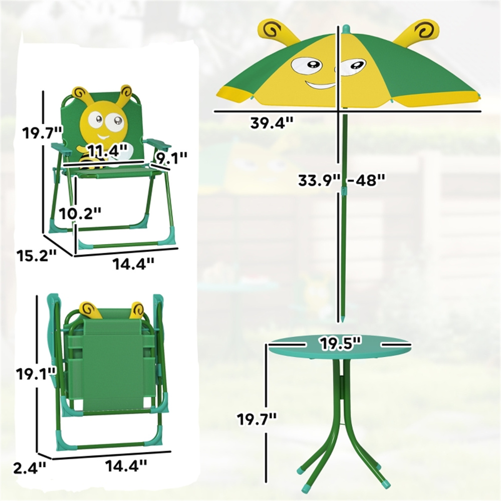 Green Cartoon Frog Toddler Out - Kids Outdoor Lawn Chair 리뷰 및 가격