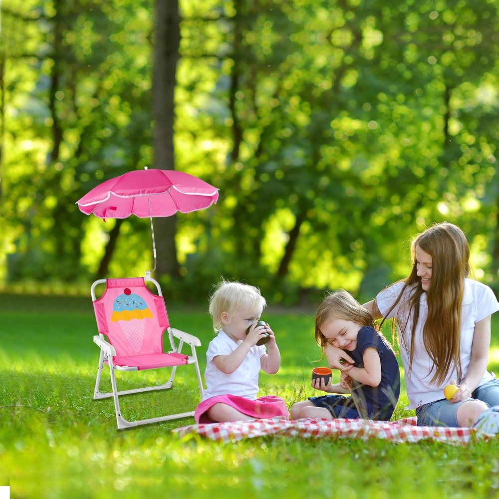 Kids Beach Chair with Umbrella - Kids Outdoor Lawn Chair 리뷰 및 가격
