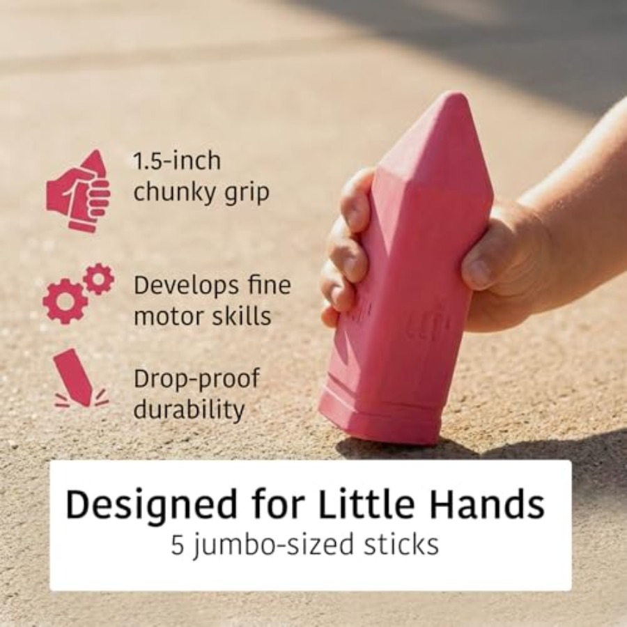 Non-Toxic Sidewalk Chalk for T - Chalk Outdoor Jumbo 리뷰 및 가격