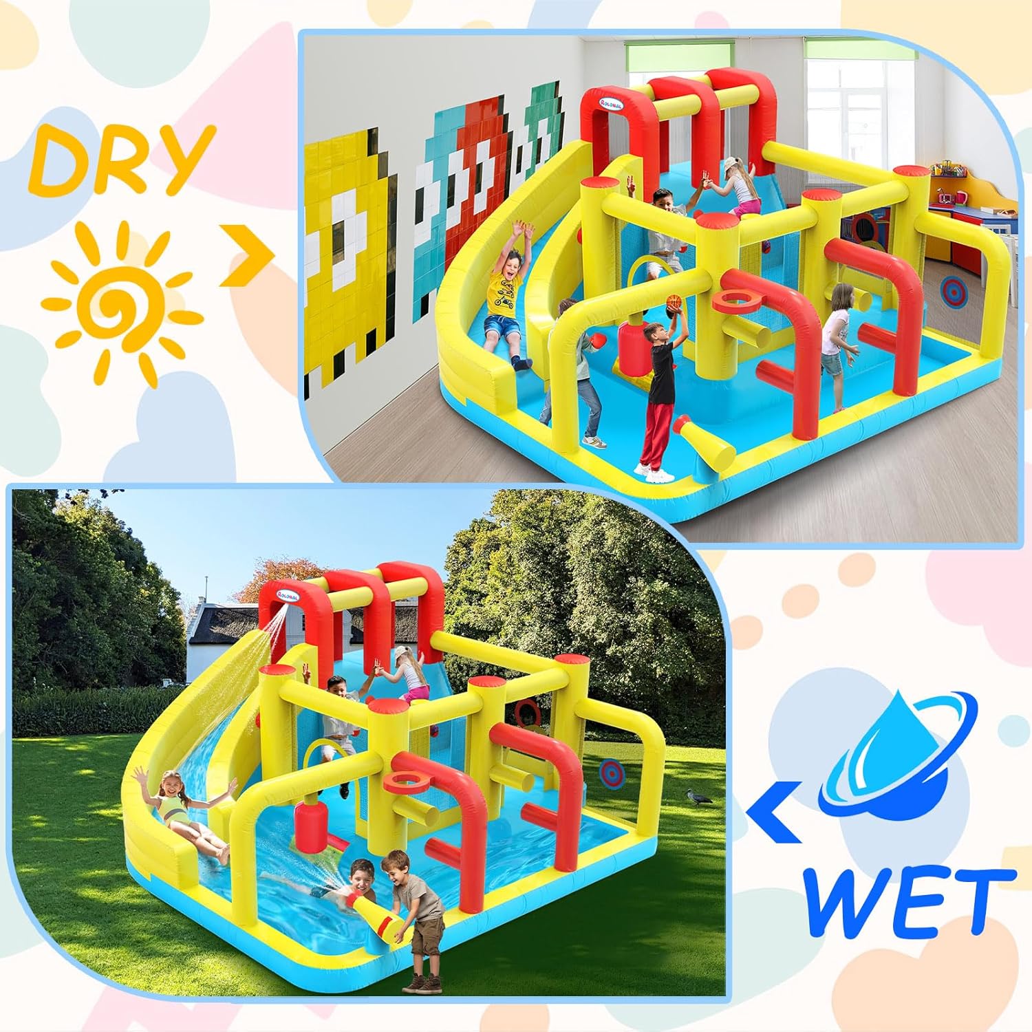Kids Inflatable Water Slide Bo - Kids Outdoor Ball 리뷰 및 가격