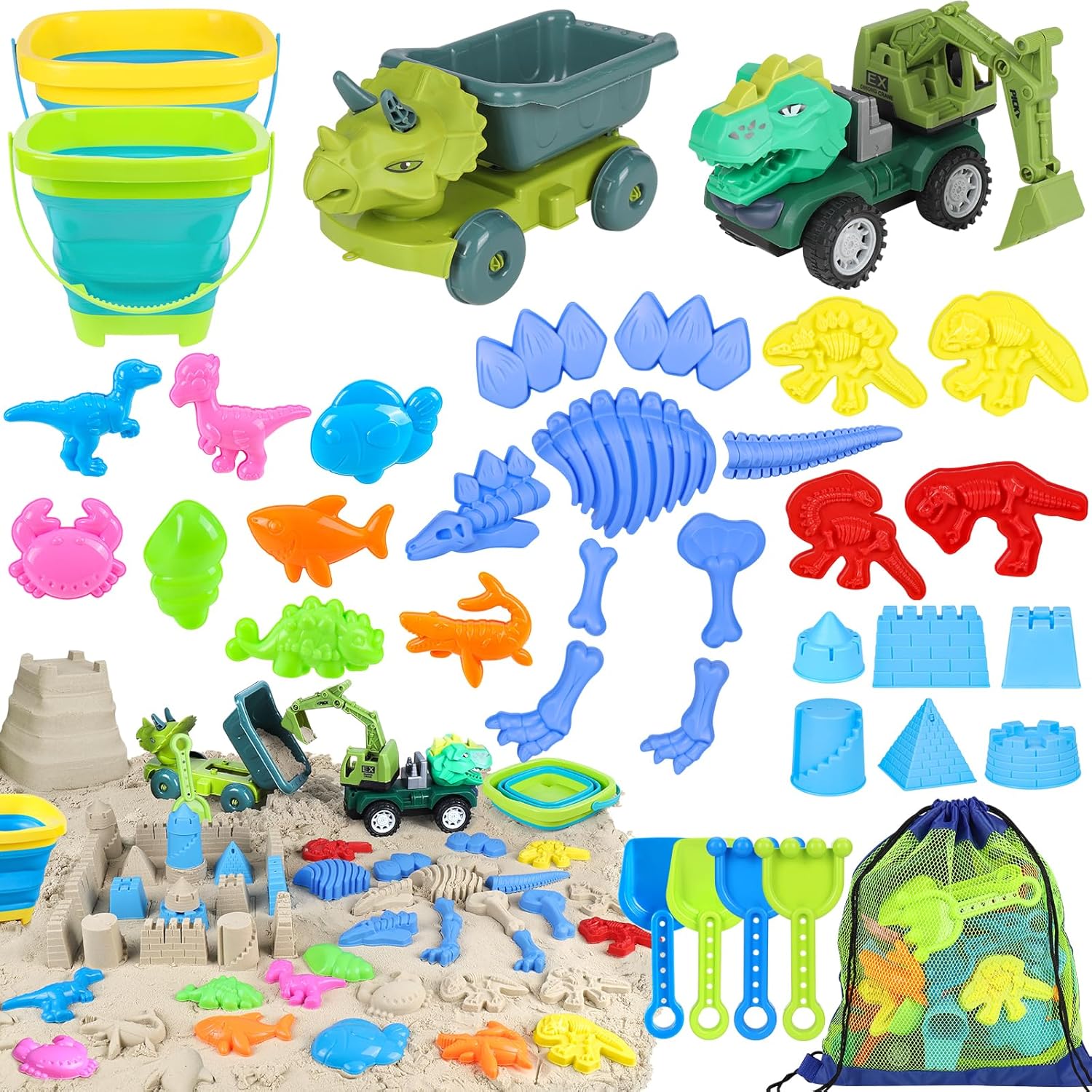 Beach Sand Toys Sandbox Toys w - Kids Outdoor Dump Truck 리뷰 및 가격