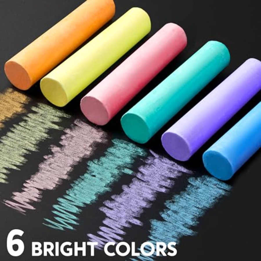 24 PCS Washable Sidewalk Chalk - Chalk Outdoor Jumbo 리뷰 및 가격