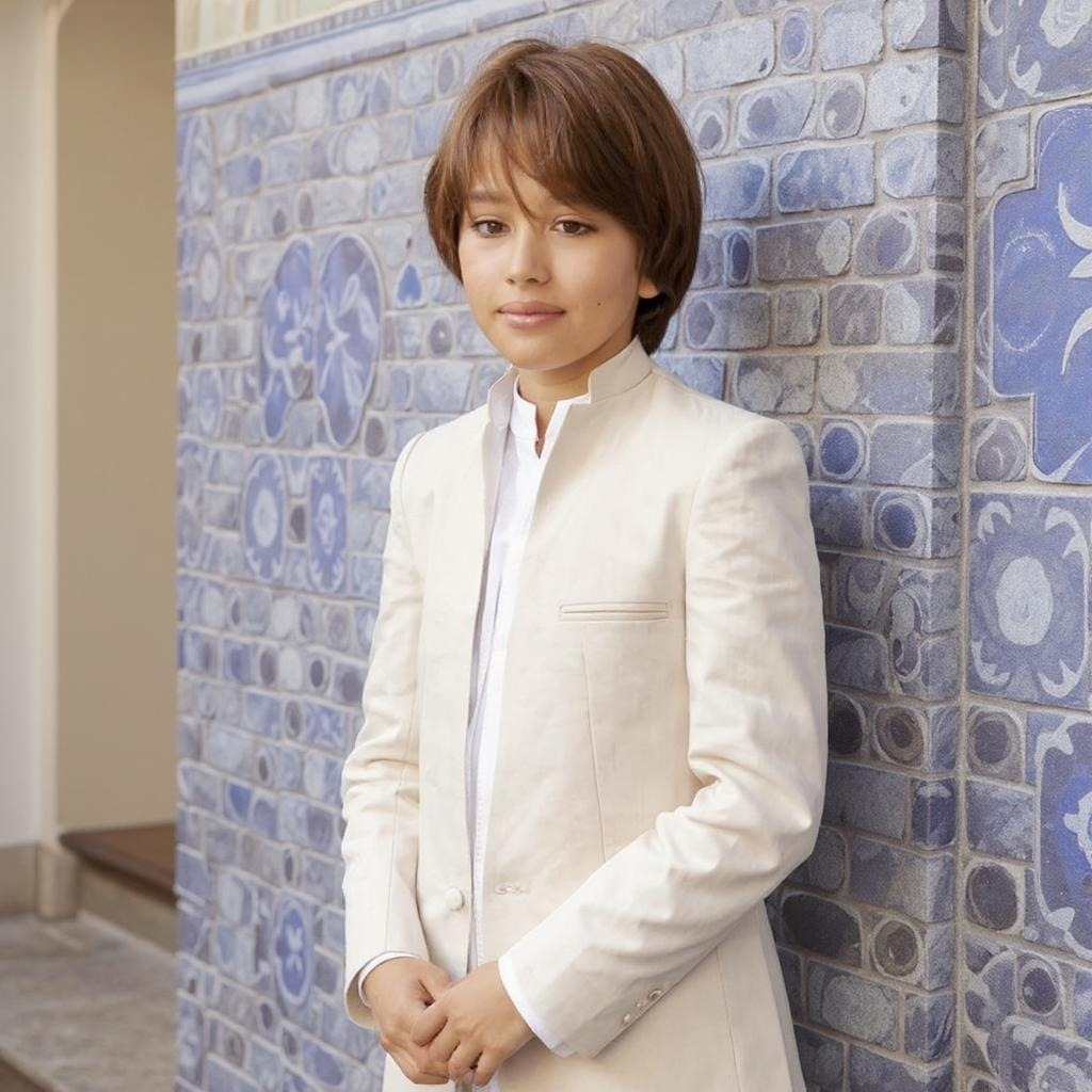 Beige Boys Suit Set 2 Pieces w - Kids Outdoor Jacket 리뷰 및 가격