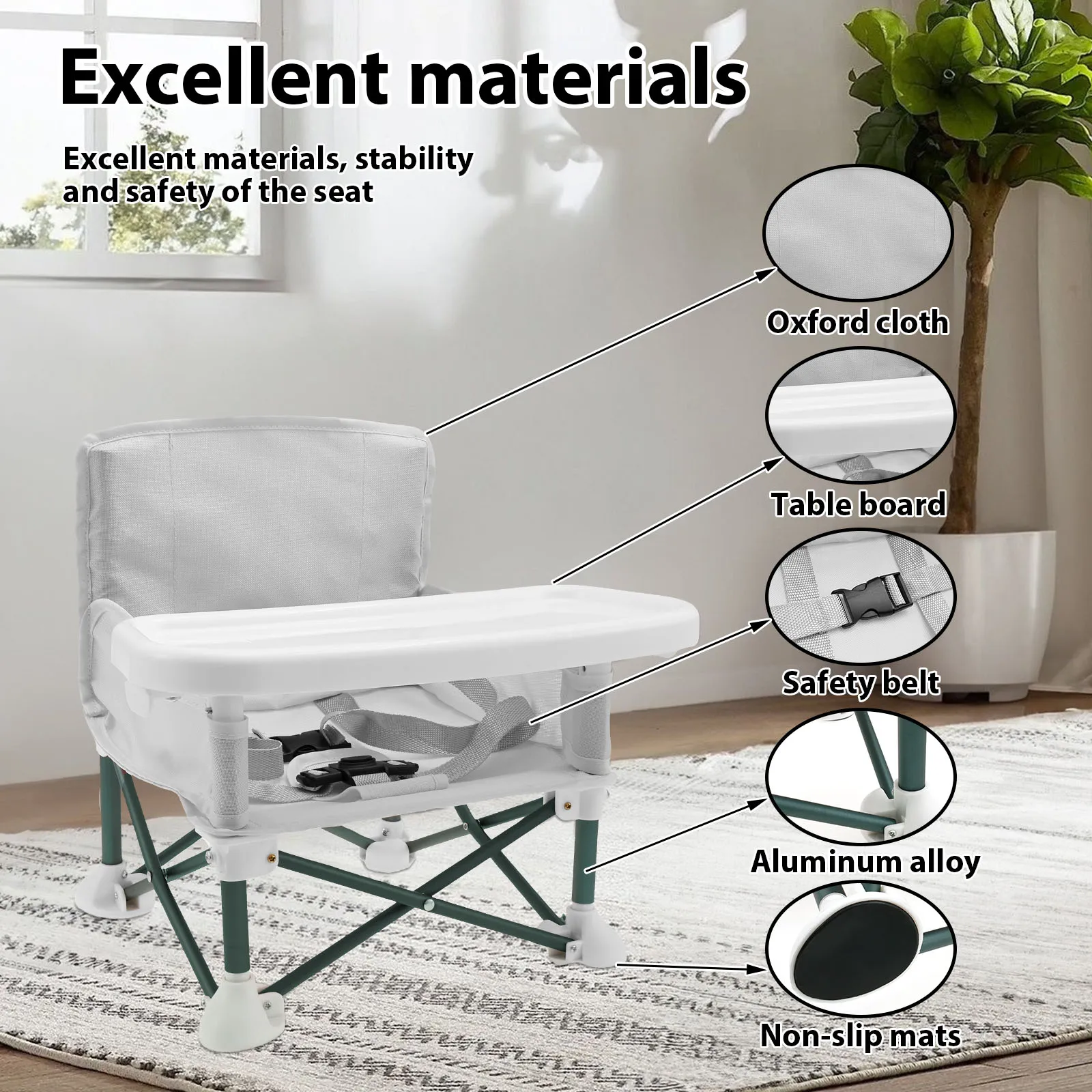 Toddler Booster Seat with Chil - Kids Outdoor Folding Chair 리뷰 및 가격