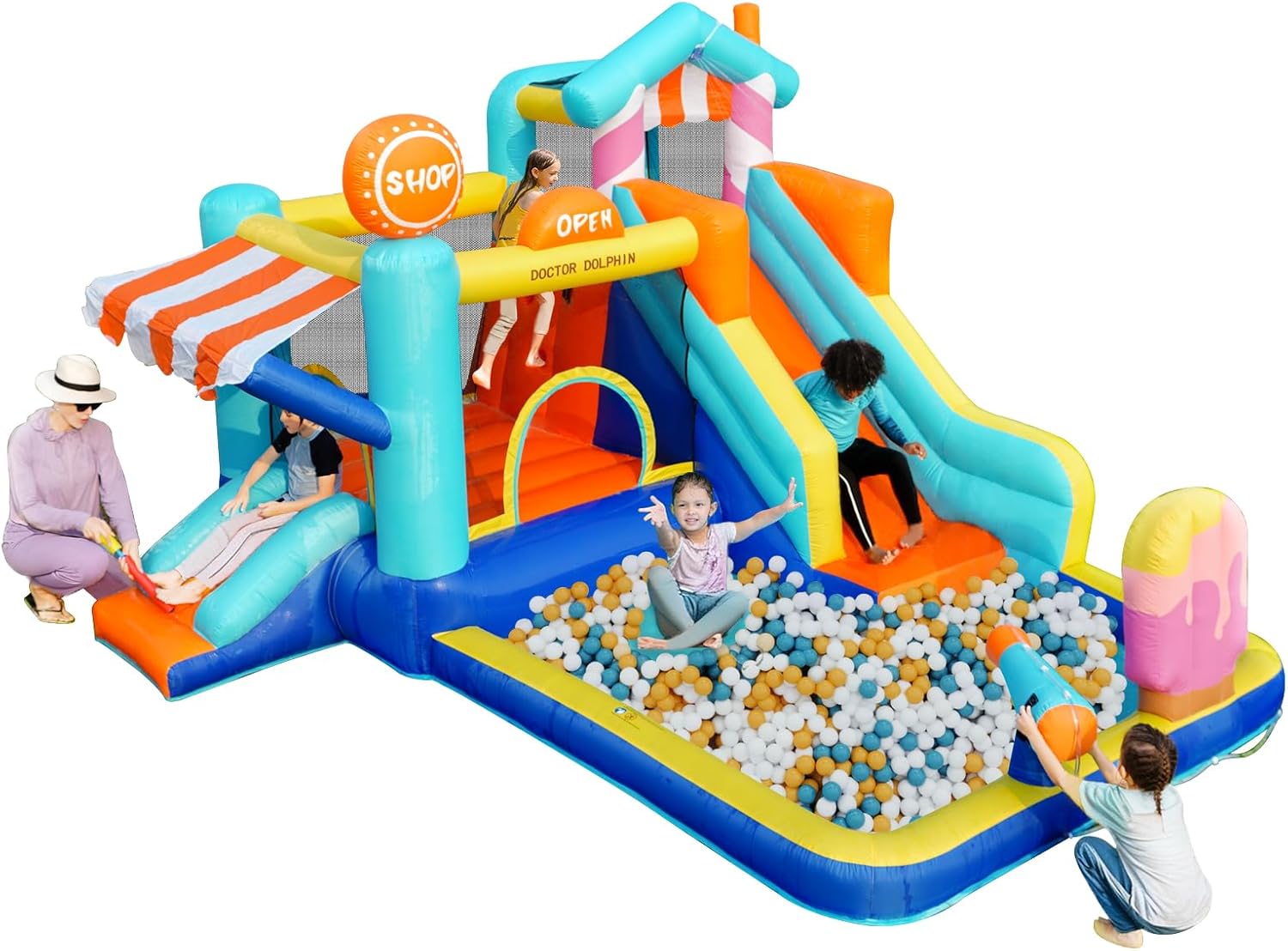 Kids Inflatable Bounce House w - Kids Outdoor Ball 리뷰 및 가격