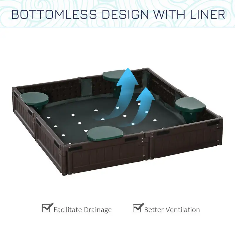 Outsunny Kids Outdoor Sandbox  - Kids Outdoor Sandbox 리뷰 및 가격