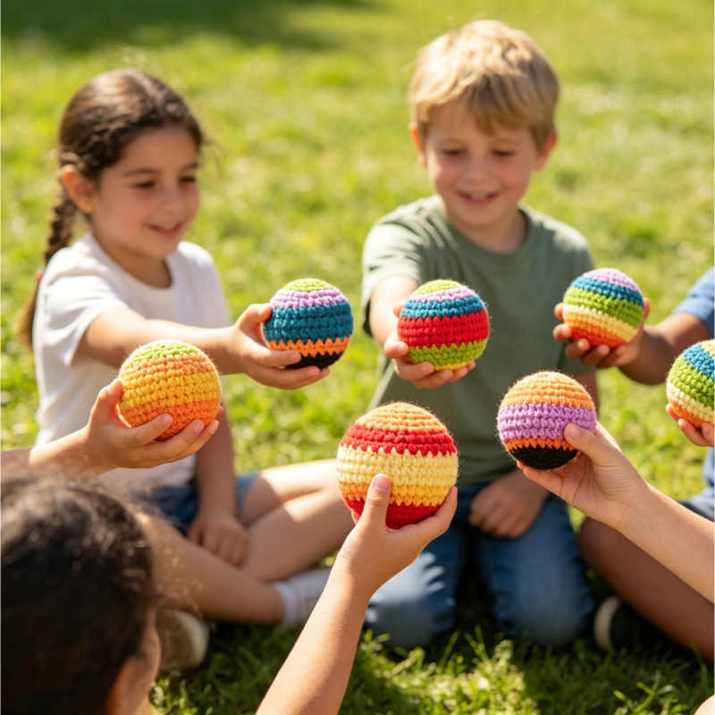 2026 NEW 1/3/6PC Soft Handmade - Kids Outdoor Ball 리뷰 및 가격