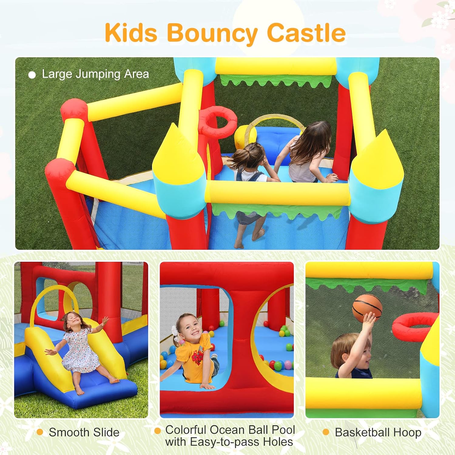 Inflatable Bounce Castle for K - Kids Outdoor Ball 리뷰 및 가격