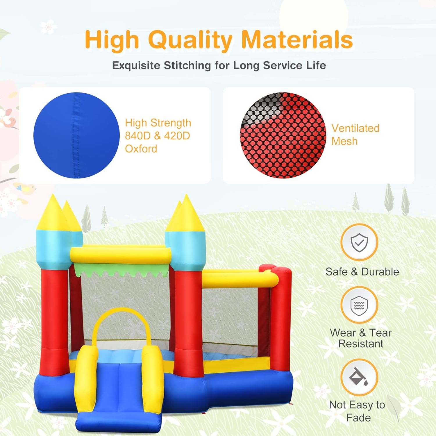 Inflatable Bounce Castle for K - Kids Outdoor Ball 리뷰 및 가격